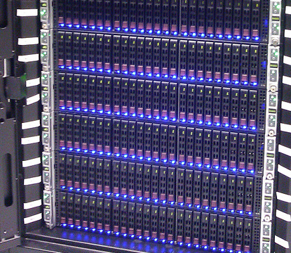 Hadoop nodes... and a lot of disk lights